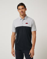 Heather Grey/Black Travis Mathew Arkansas Drop Back Polo
