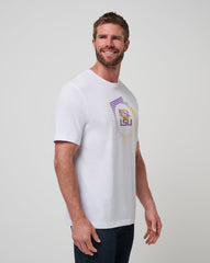 White Travis Mathew LSU Underdogs Tee
