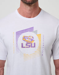 White Travis Mathew LSU Underdogs Tee
