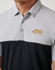 Heather Grey/Black Travis Mathew LSU Drop Back Polo