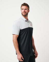 Heather Grey/Black Travis Mathew Alabama Drop Back Polo