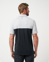 Heather Grey/Black Travis Mathew Alabama Drop Back Polo