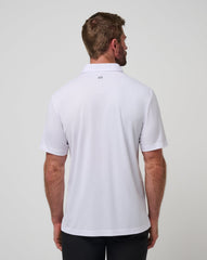 White/Black Travis Mathew Nebraska Top Recruit Polo