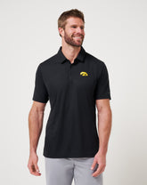 Black Travis Mathew Iowa School Pride Polo