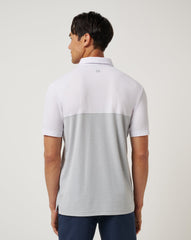 White/Heather Grey Travis Mathew UCLA Drop Back Polo