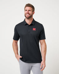 Black Travis Mathew Nebraska School Pride Polo