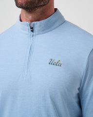 Heather Blue Travis Mathew UCLA Time To Tailgate Quarter Zip