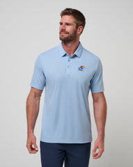 Heather Blue Travis Mathew Kansas School Pride Polo