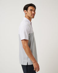 White/Heather Grey Travis Mathew ASU Drop Back Polo