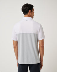 White/Heather Grey Travis Mathew ASU Drop Back Polo