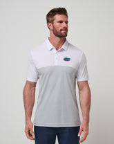 White/Heather Grey Travis Mathew Florida Drop Back Polo