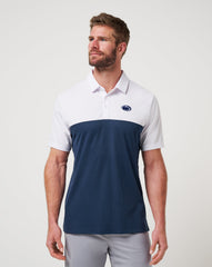 White/Navy Travis Mathew PSU Drop Back Polo
