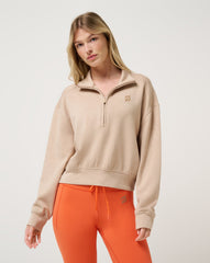 Heather Burro Travis Mathew Overnight Trip Half Zip
