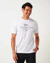 White Travis Mathew Worth A Shot Tee