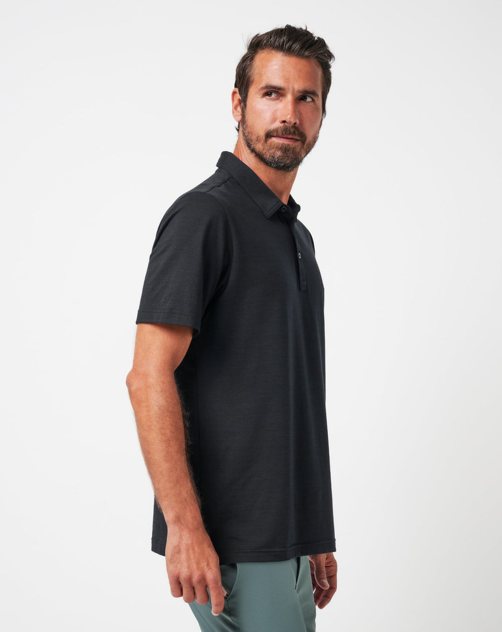Black Travis Mathew The Heater Polo