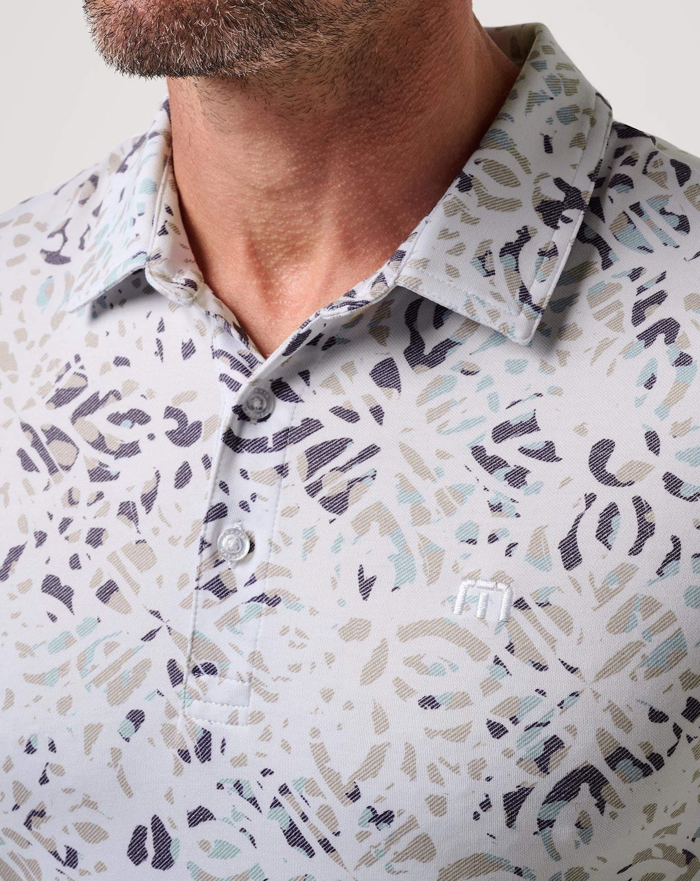 White Travis Mathew Featherweight Chill Polo