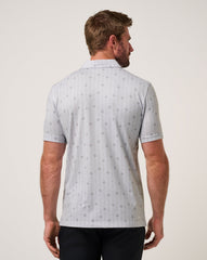 Heather Light Grey Travis Mathew Featherweight Deco Polo