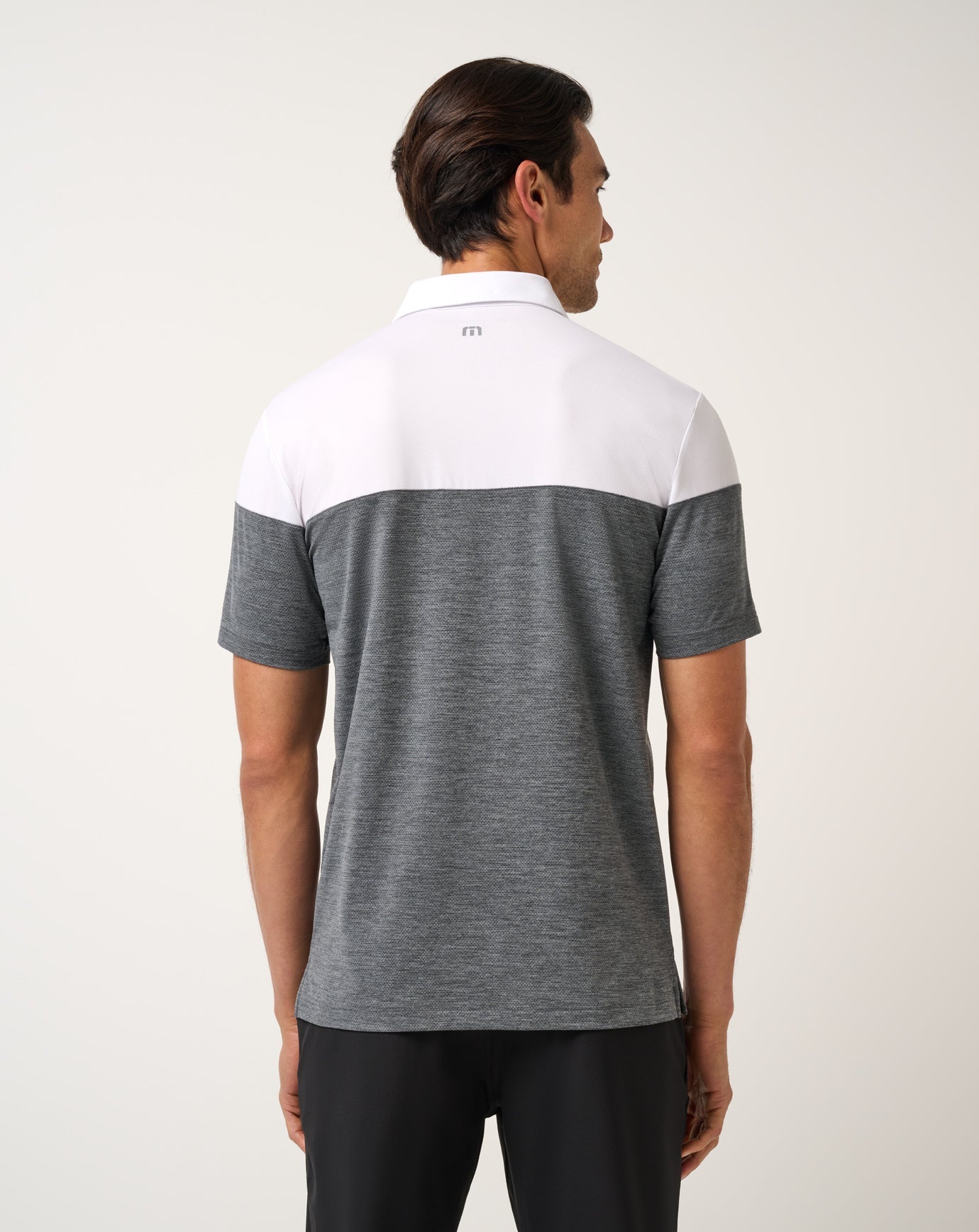 White Travis Mathew Heater Pro Color Block Polo