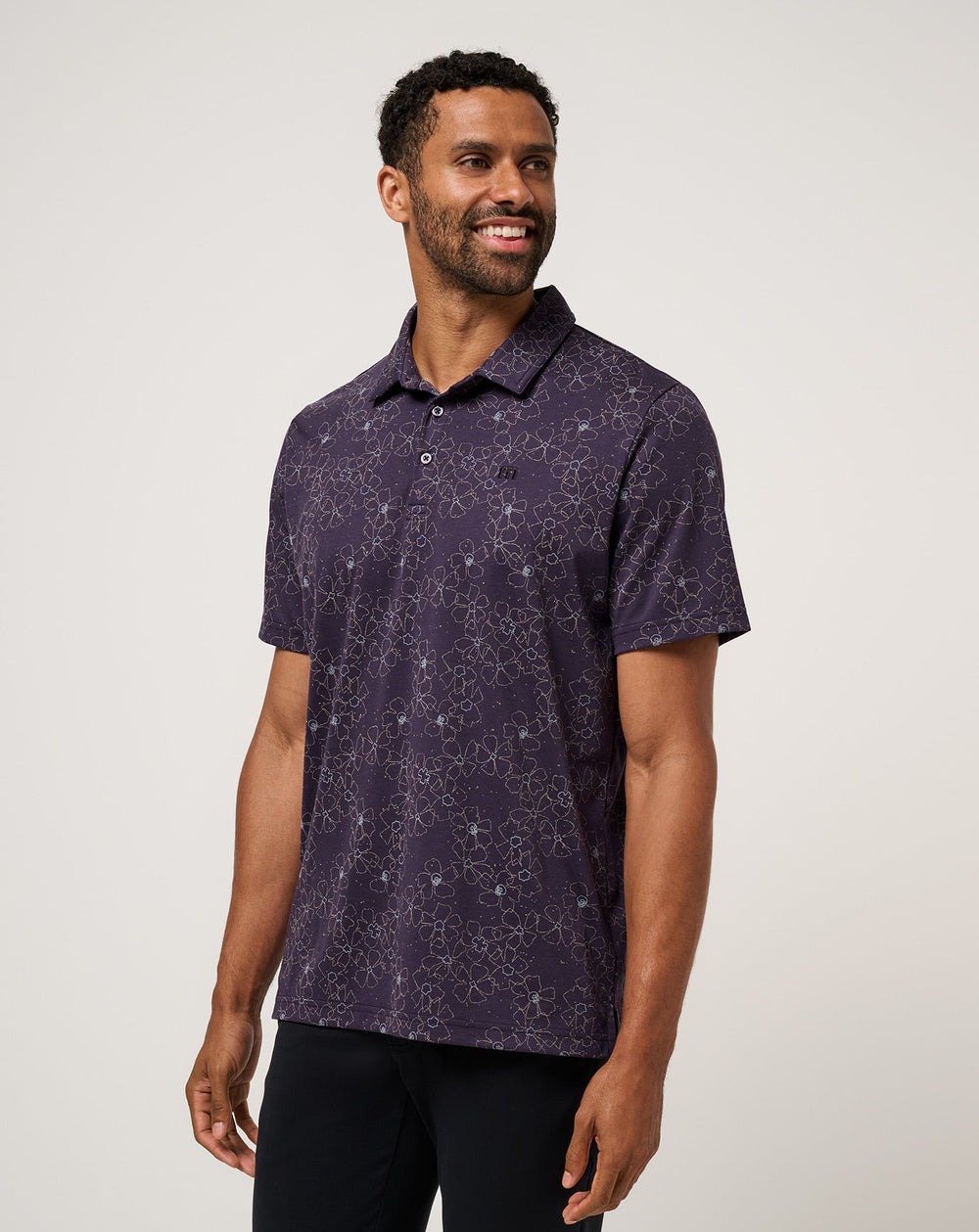 Purple Velvet Travis Mathew Just My Type Polo