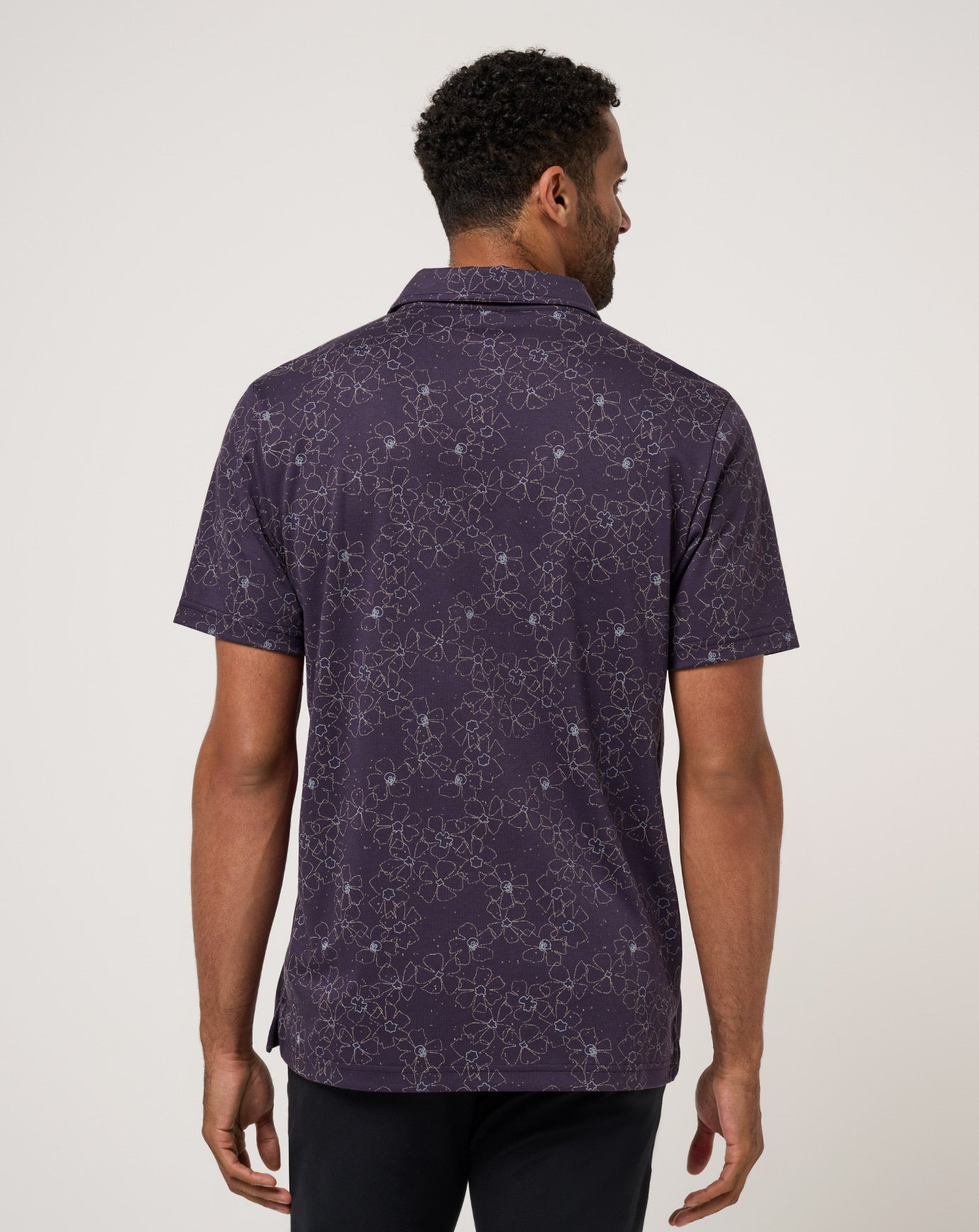 Purple Velvet Travis Mathew Just My Type Polo