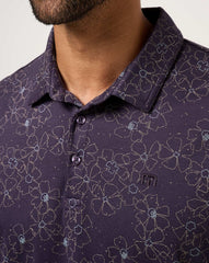 Purple Velvet Travis Mathew Just My Type Polo
