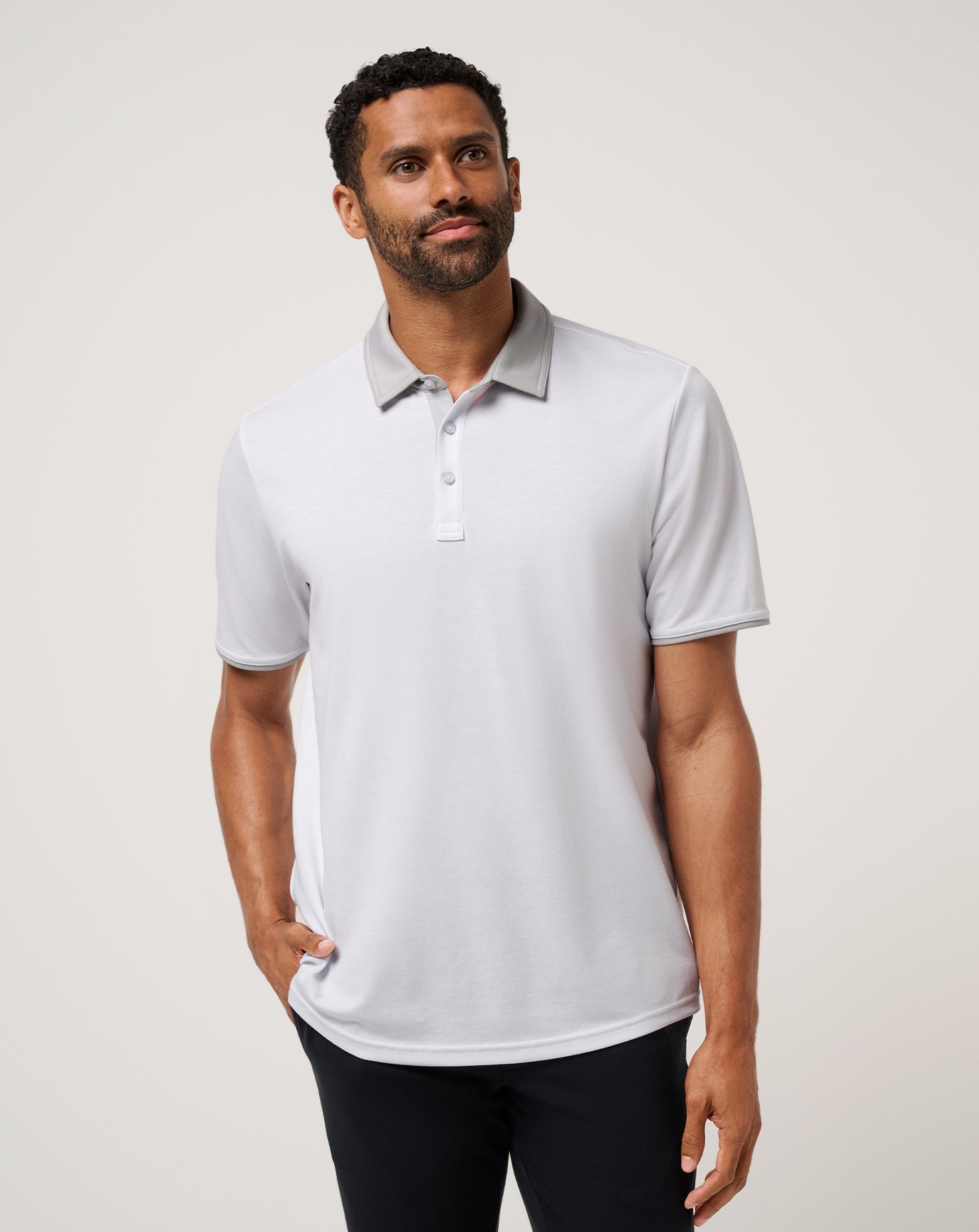 White Travis Mathew All Day Social Club Polo