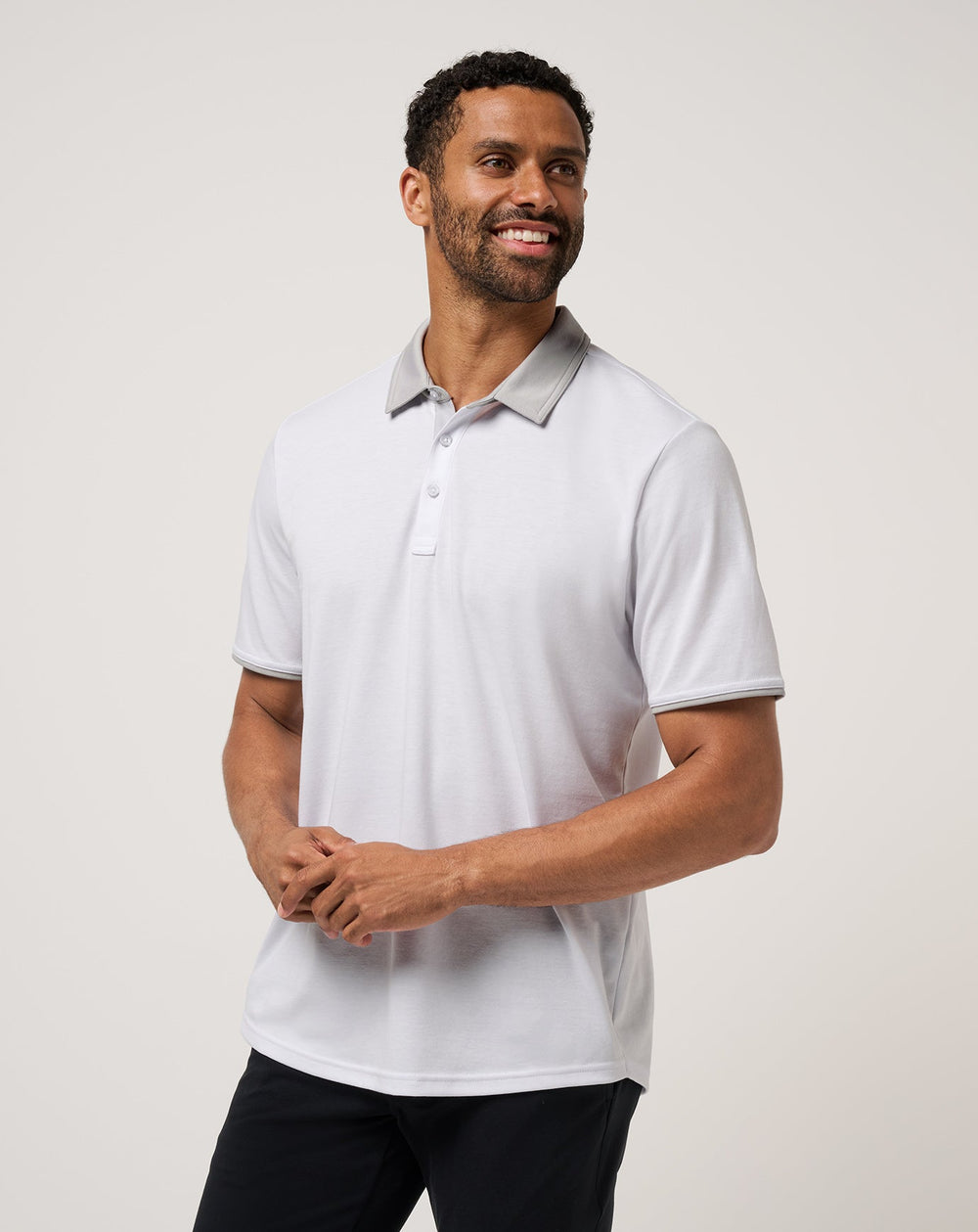 White Travis Mathew All Day Social Club Polo