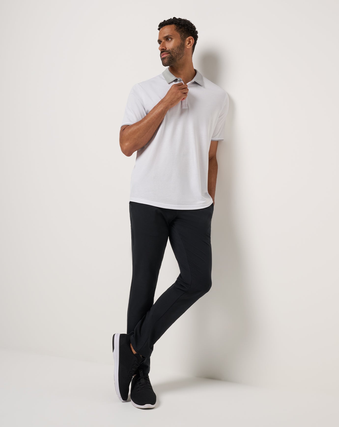 White Travis Mathew All Day Social Club Polo