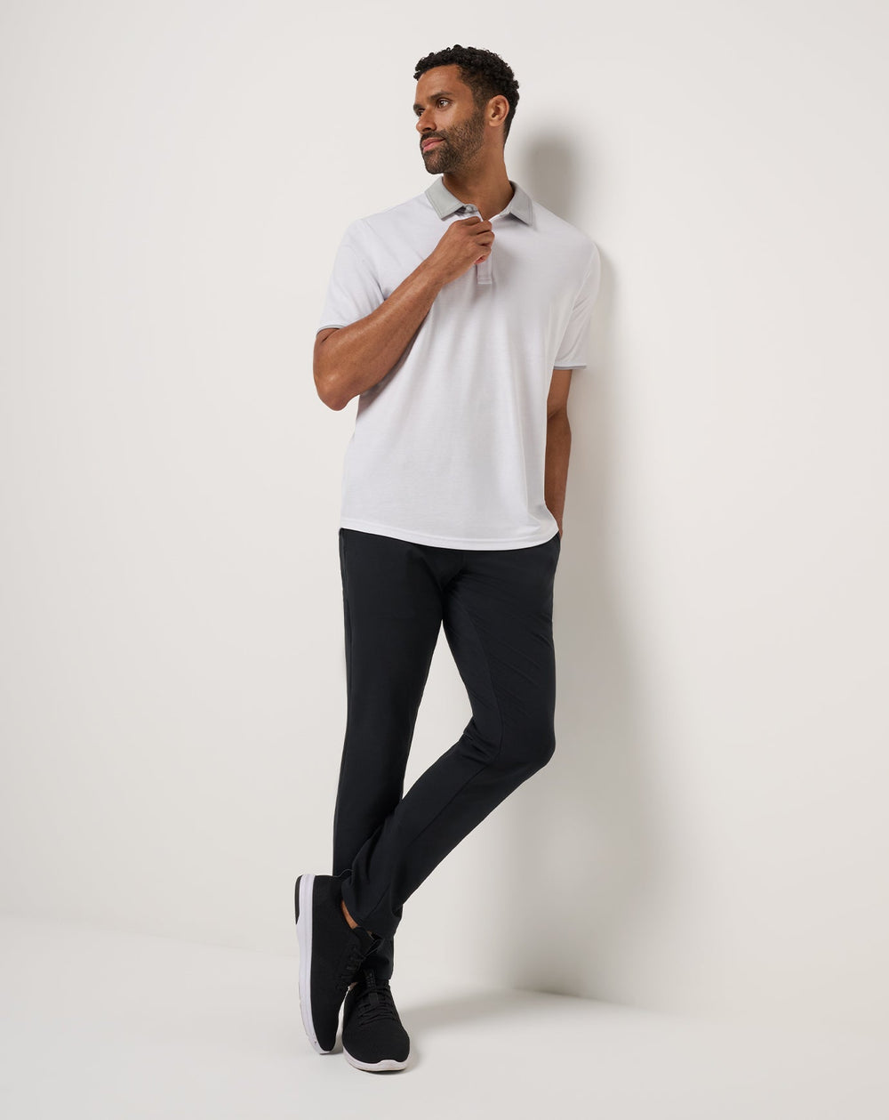 White Travis Mathew All Day Social Club Polo