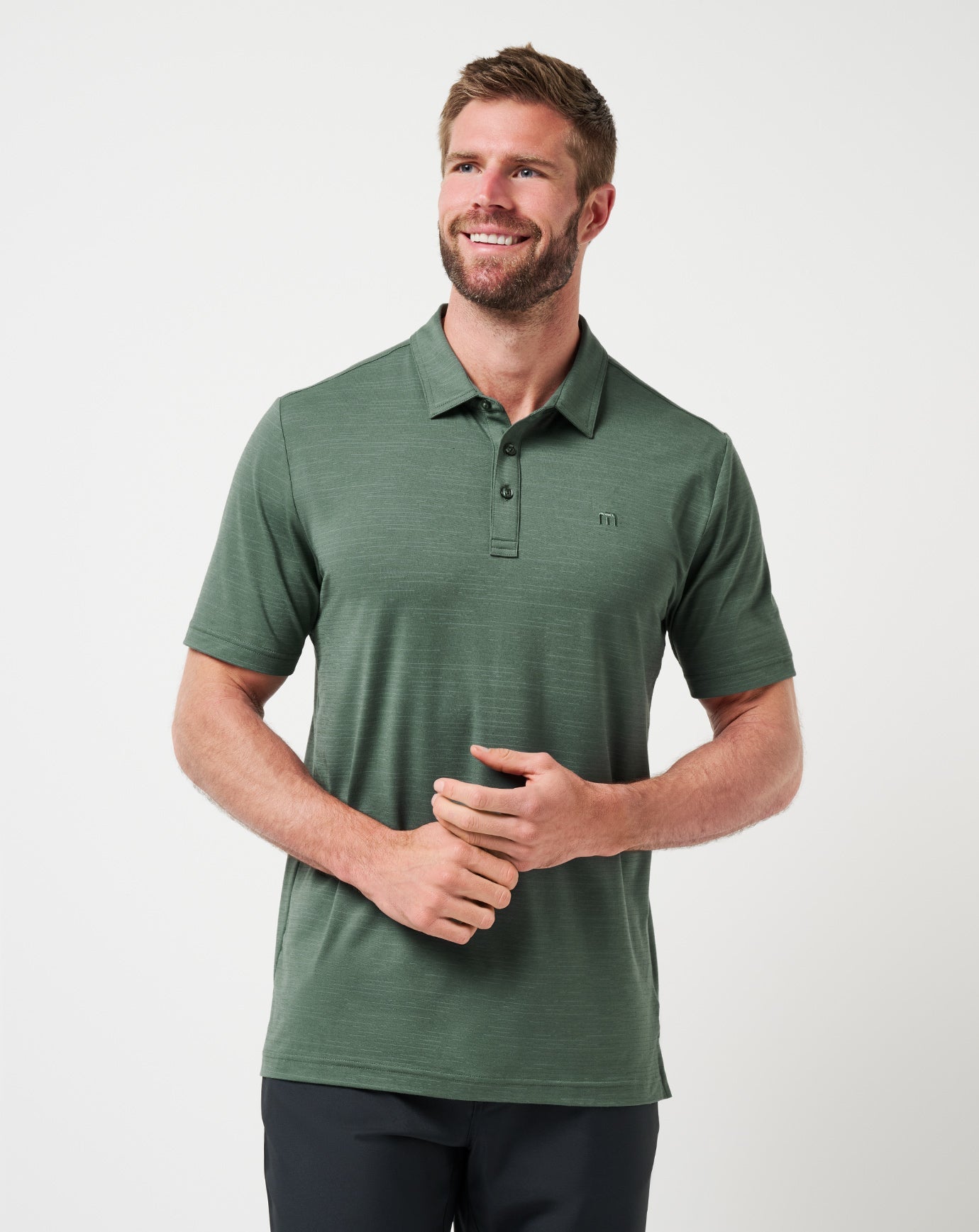 Balsam Green Travis Mathew The Heater Polo
