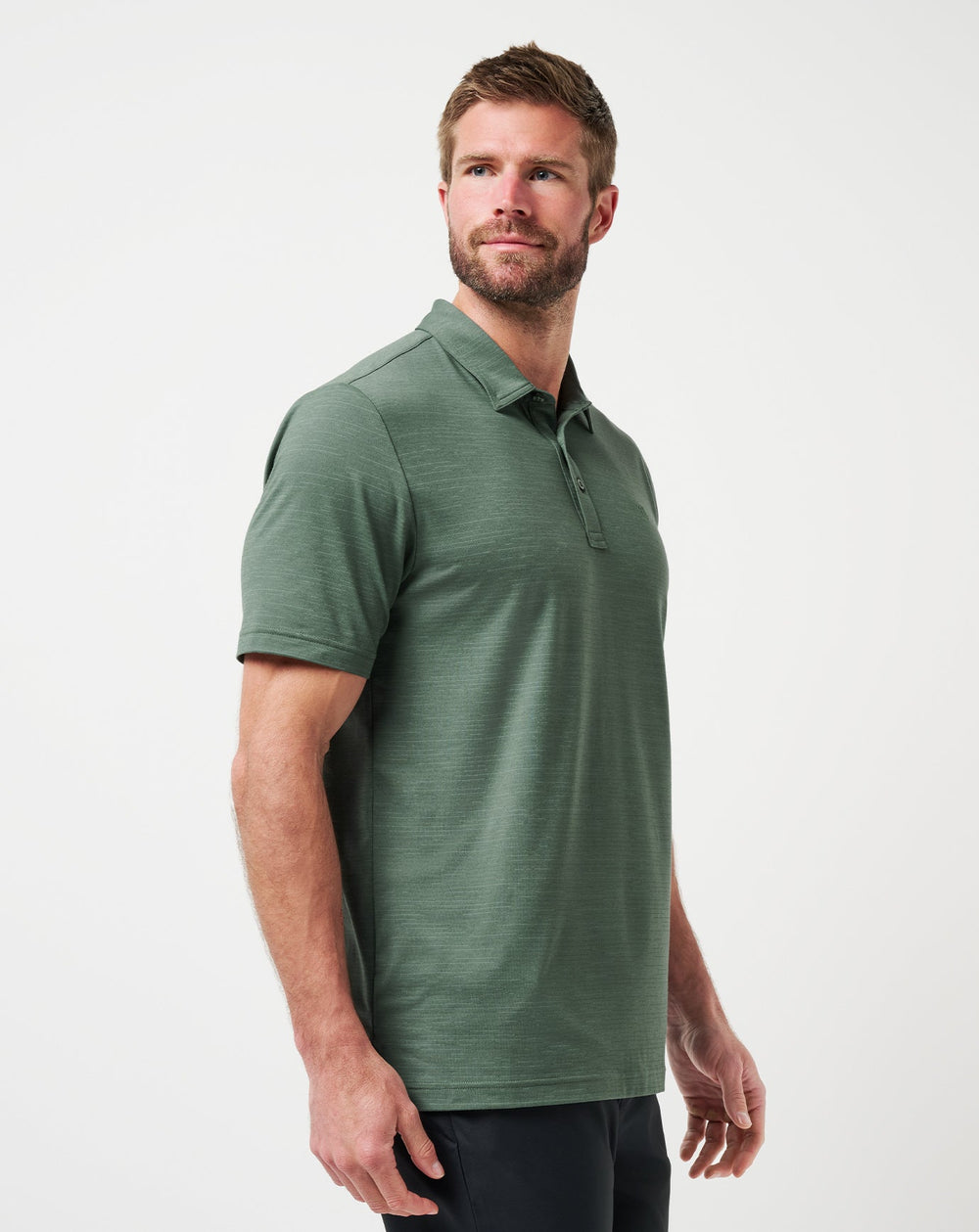 Balsam Green Travis Mathew The Heater Polo
