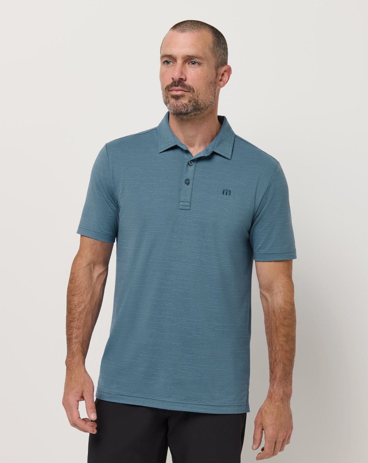 Copen Blue Travis Mathew The Heater Polo