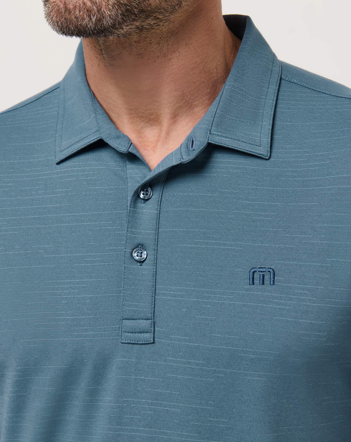 Copen Blue Travis Mathew The Heater Polo