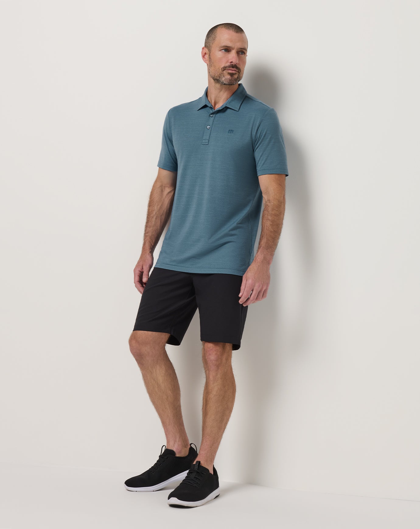 Copen Blue Travis Mathew The Heater Polo