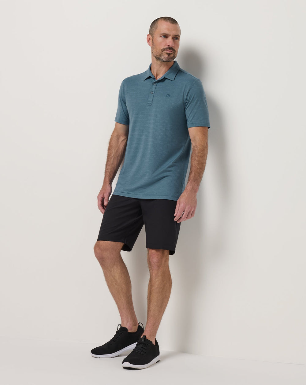 Copen Blue Travis Mathew The Heater Polo