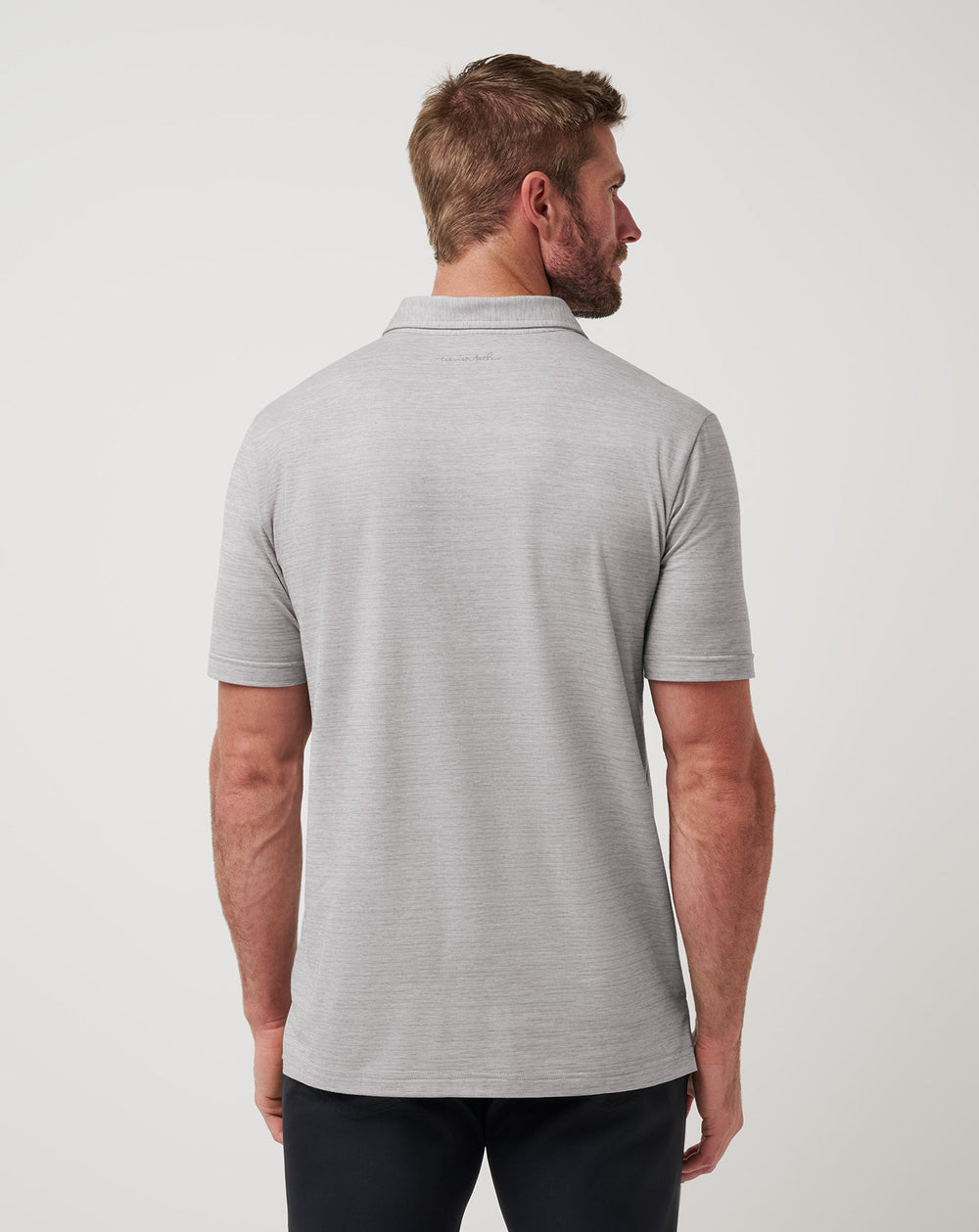 Heather Microchip Travis Mathew The Heater Polo