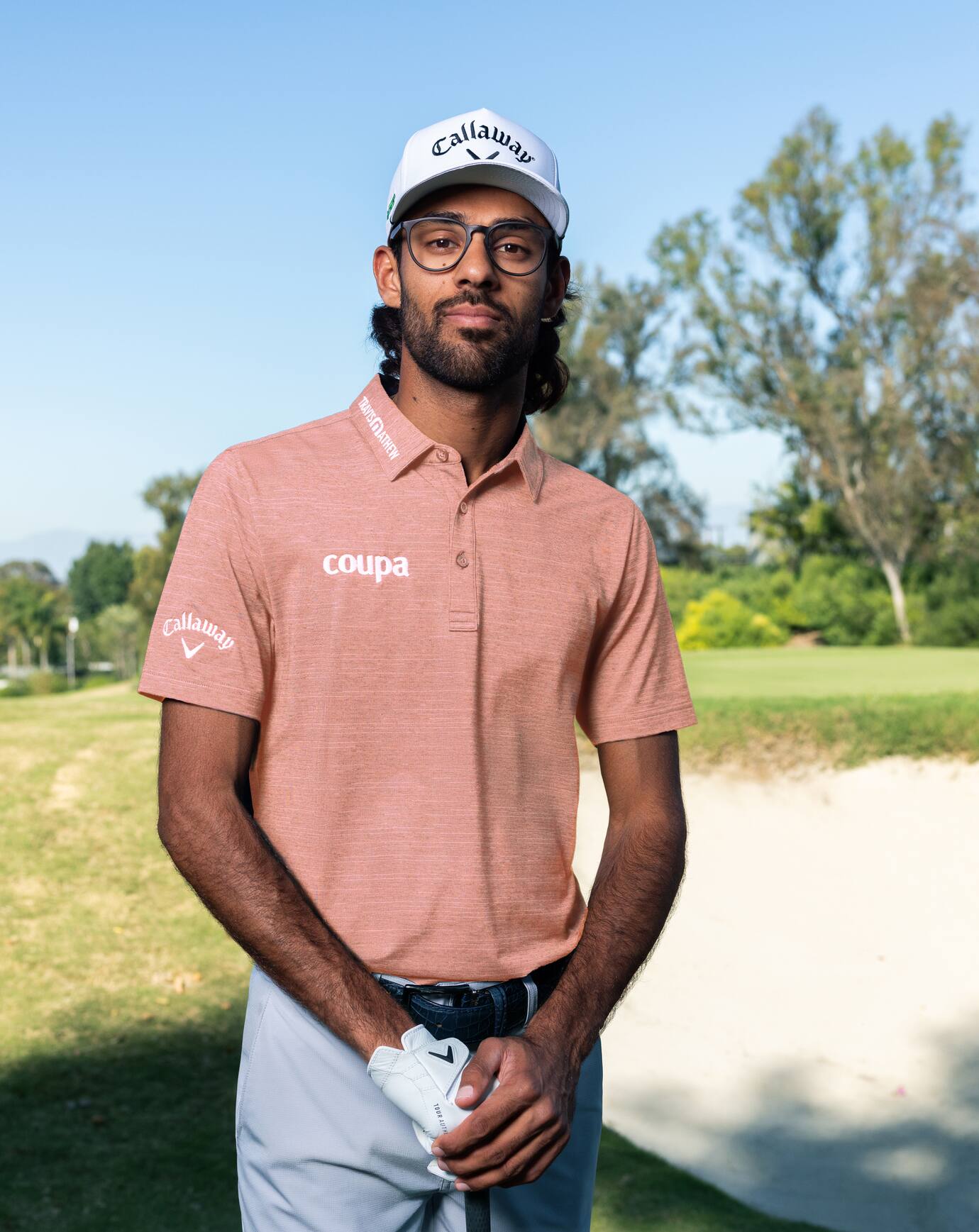 Dusty Rose Travis Mathew The Heater Polo