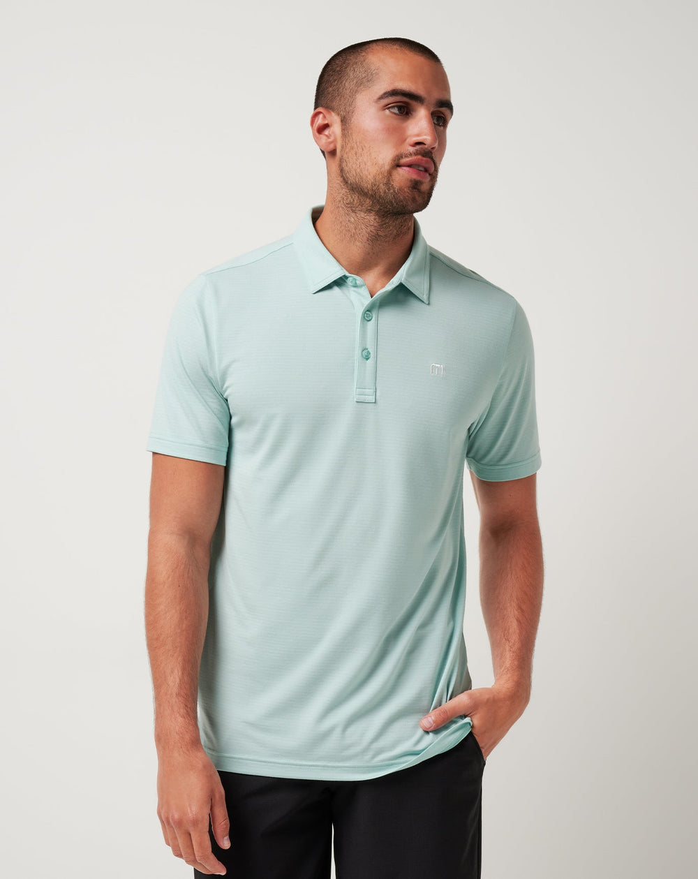 Eggshell Blue Travis Mathew The Heater Polo