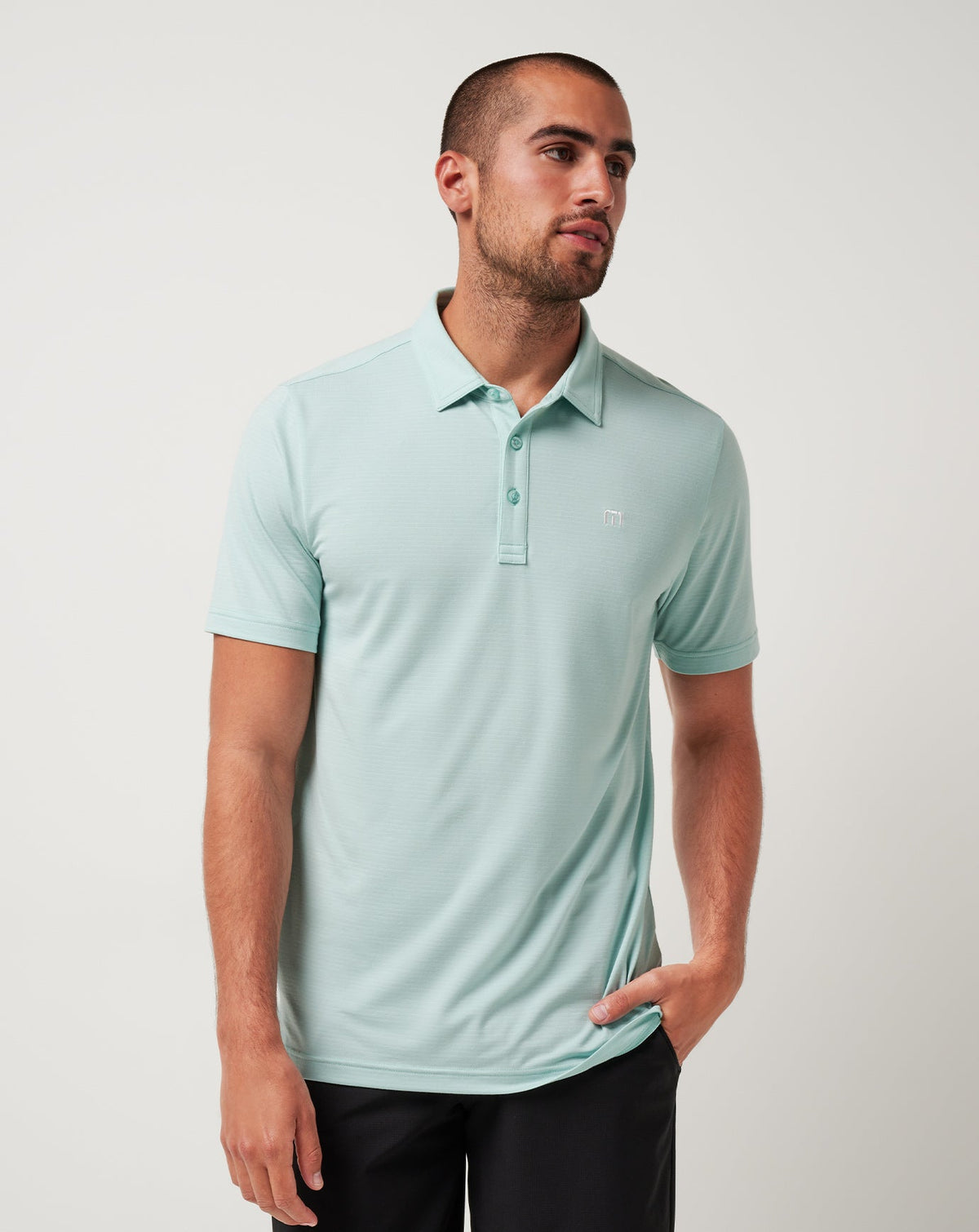 Eggshell Blue Travis Mathew The Heater Polo
