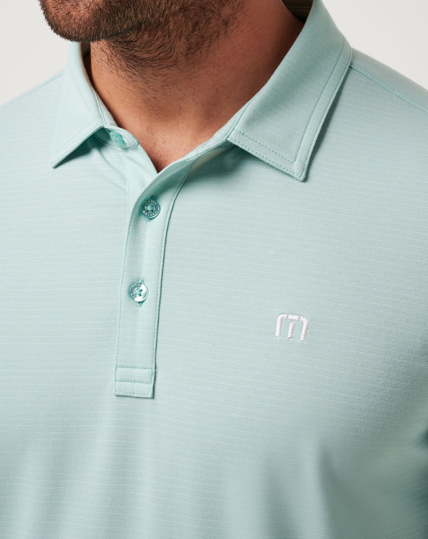 Eggshell Blue Travis Mathew The Heater Polo