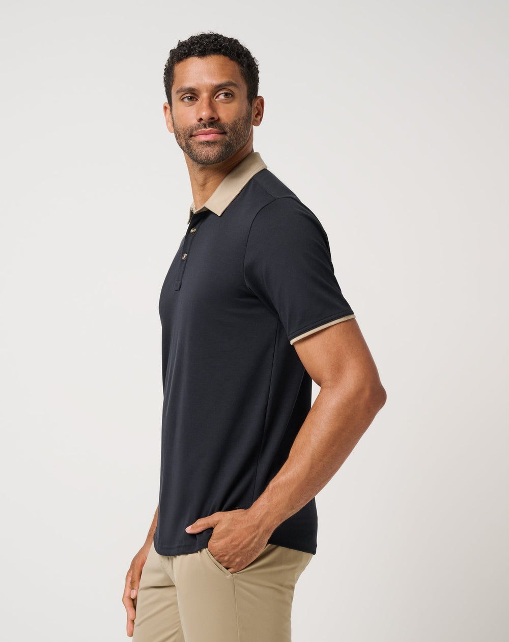 Black Travis Mathew All Day Social Club Polo