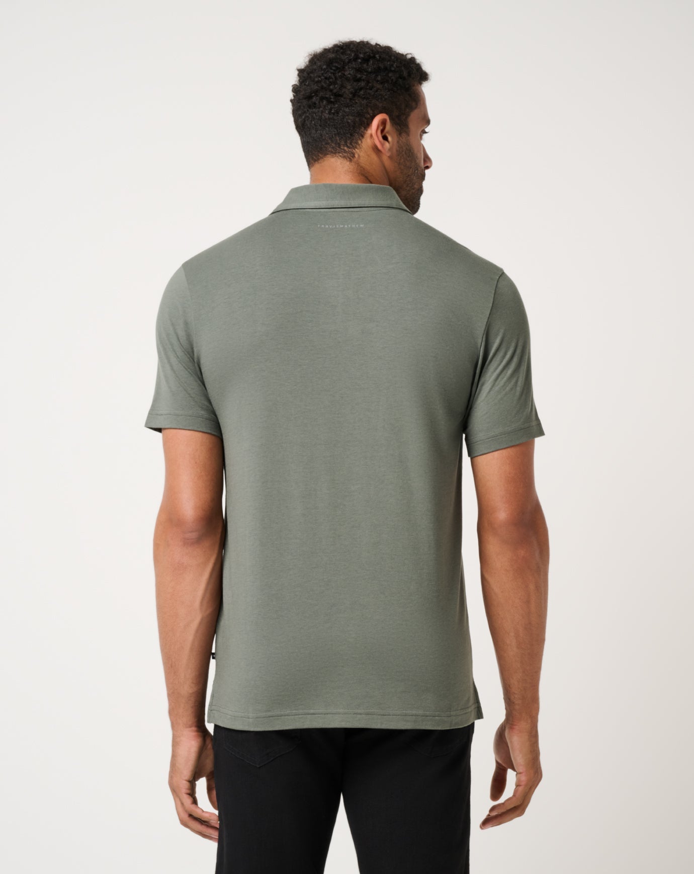 Dark Olive Travis Mathew The Cloud Polo