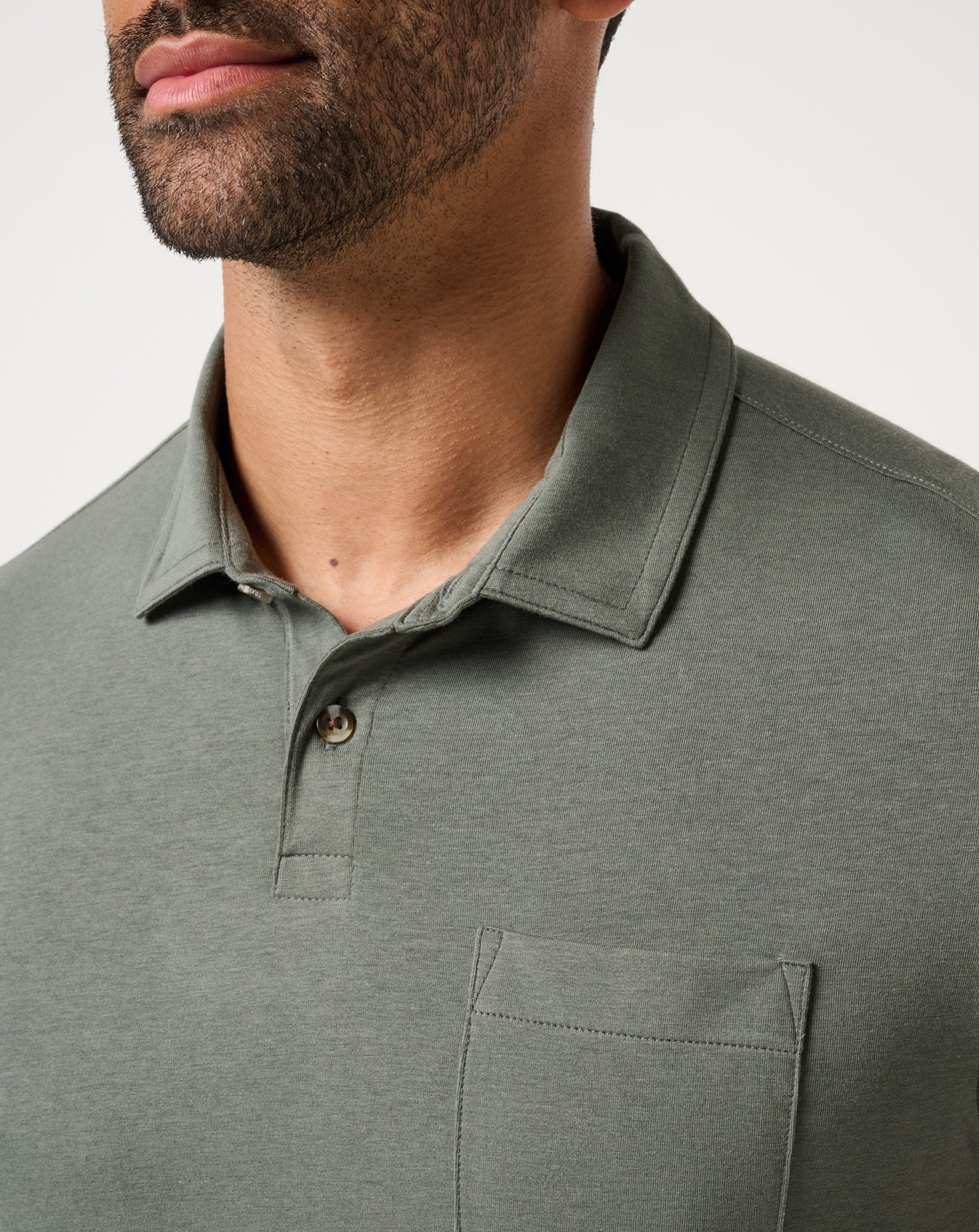 Dark Olive Travis Mathew The Cloud Polo