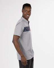 Heather Medium Grey Travis Mathew Sea to Sea Polo