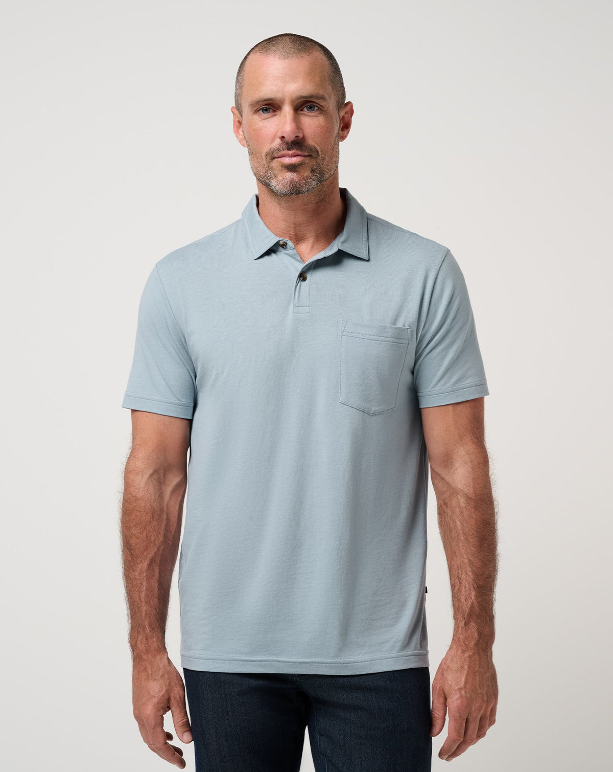 Ash Blue Travis Mathew The Cloud Polo