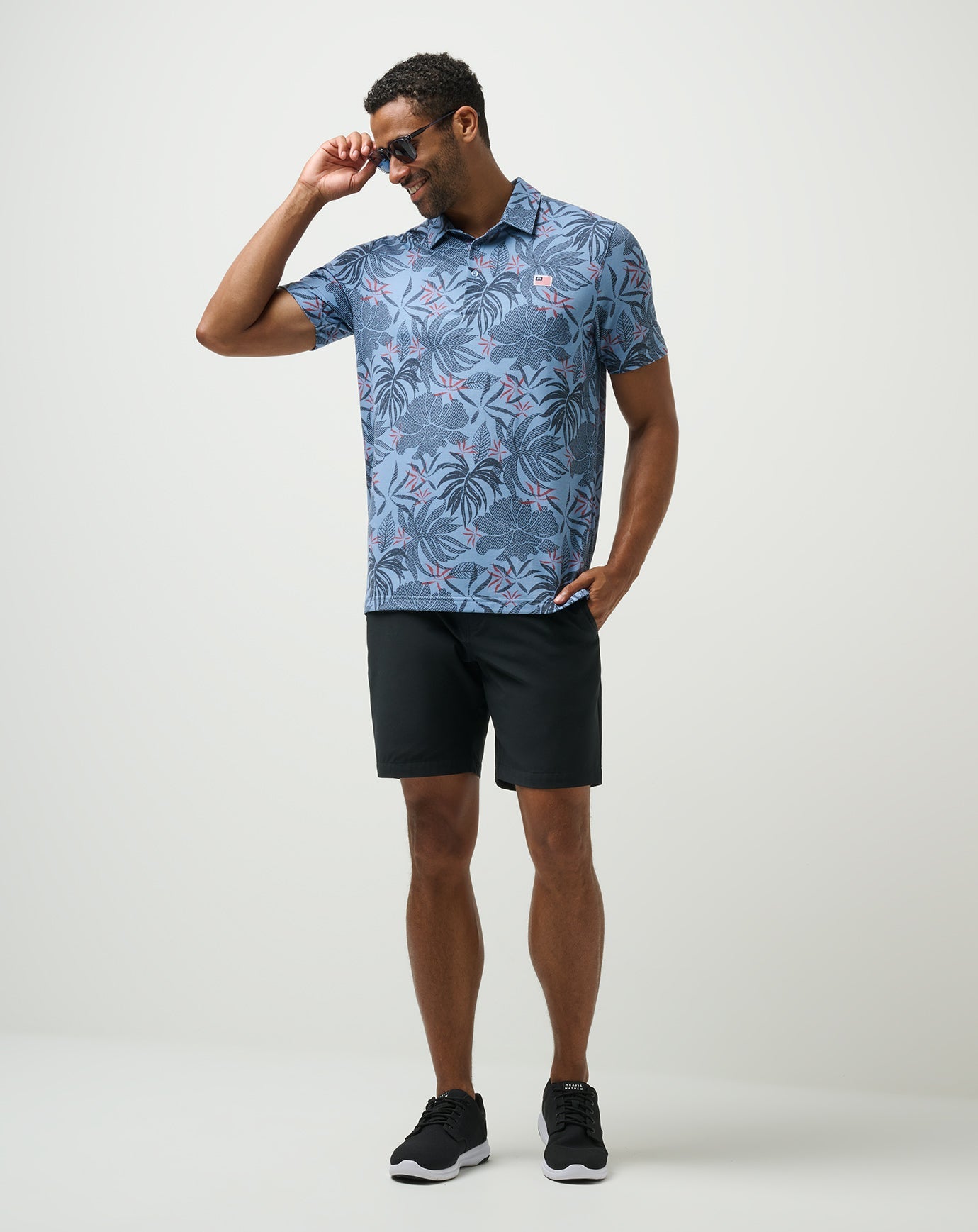Quiet Harbor Travis Mathew Red Letter Day Polo