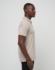 Oxford Tan Travis Mathew Canyon Hike Polo