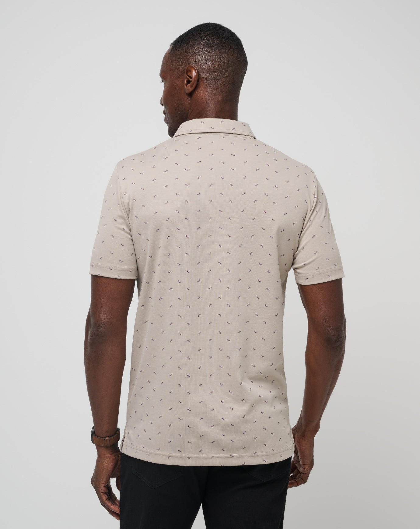 Oxford Tan Travis Mathew Canyon Hike Polo