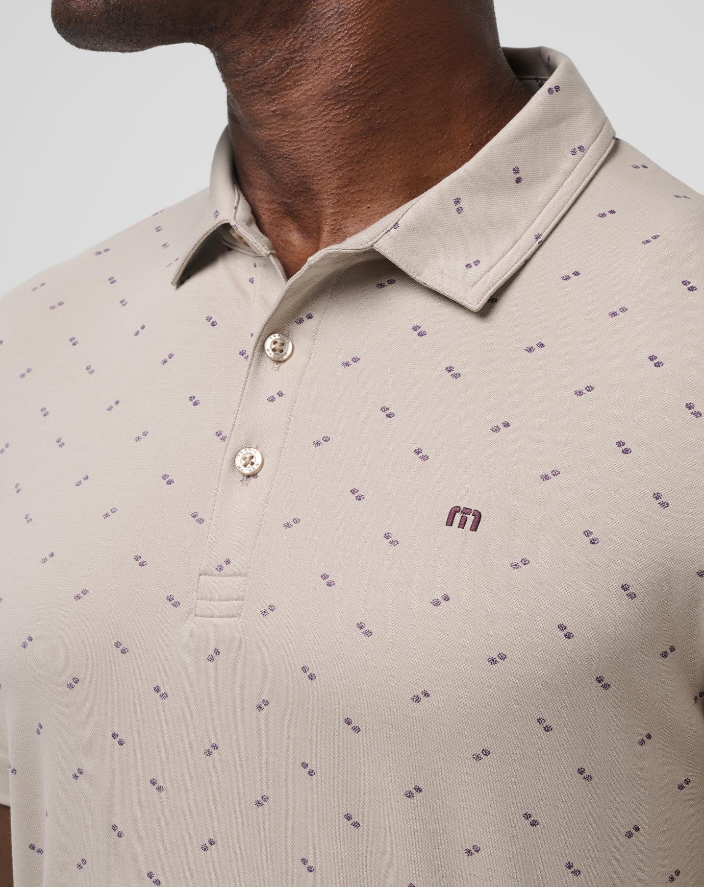 Oxford Tan Travis Mathew Canyon Hike Polo