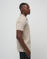 Oxford Tan Travis Mathew Deserted Cove Polo